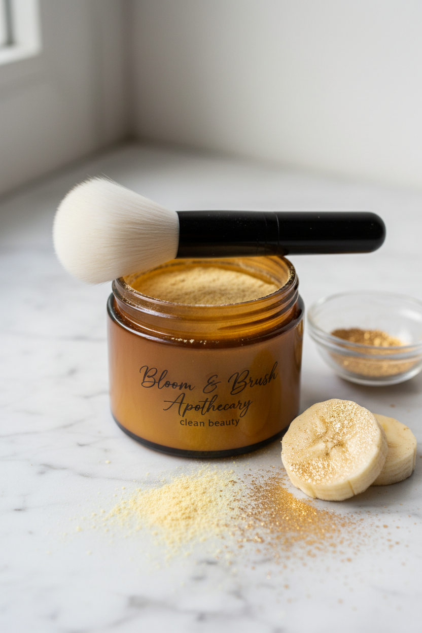 Banana Powder — Jar Close-Up