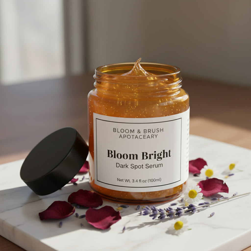 Bloom Bright Dark Spot Serum - Translucent Golden Amber