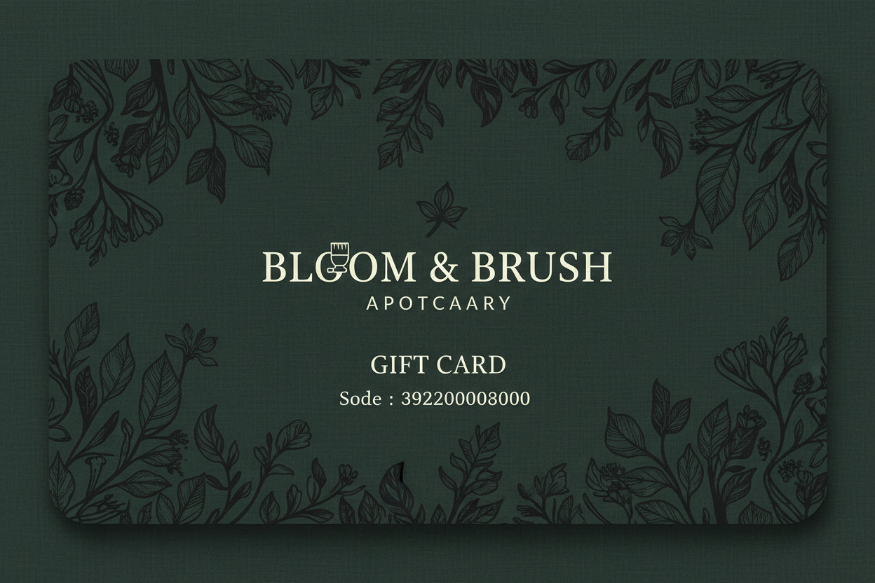 Bloom & Brush Apothecary Masculine Gift Card