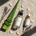 Bloom Dew Ingredients Flat Lay