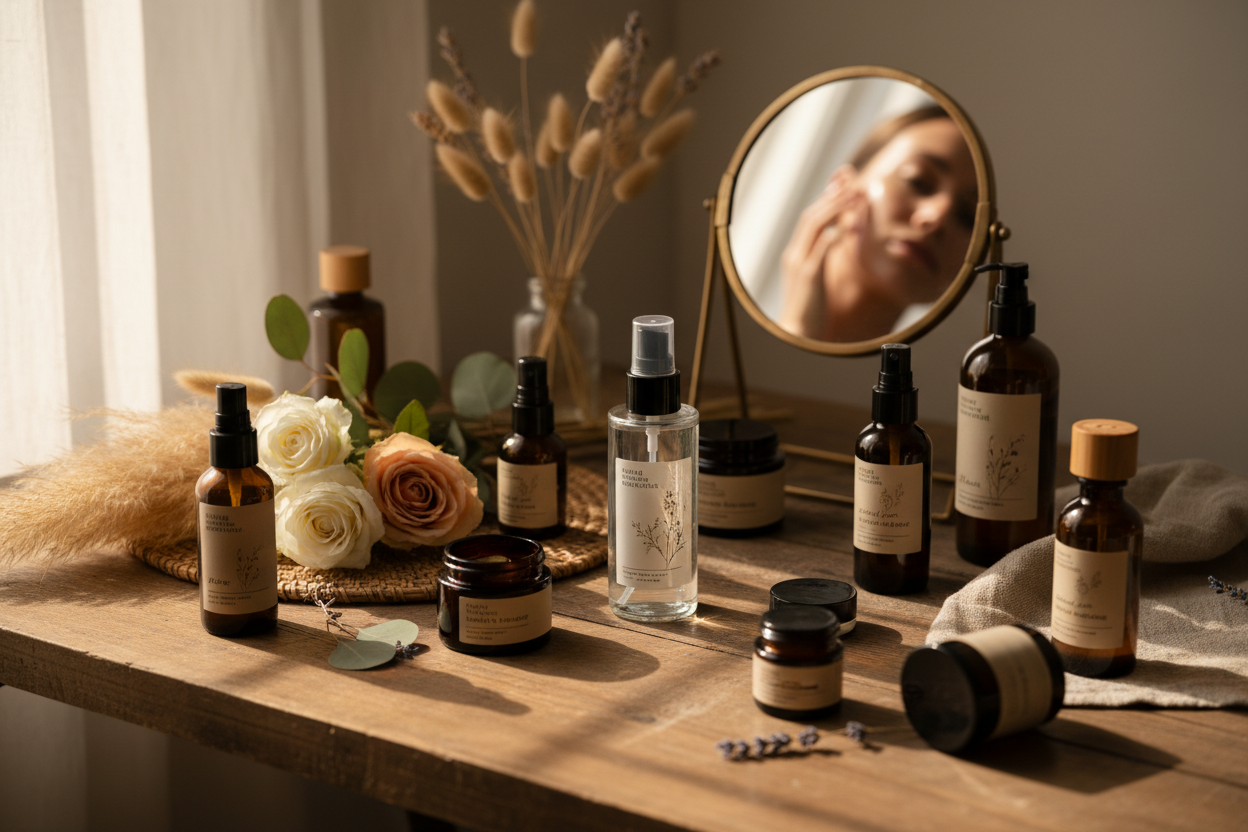 Bloom Dew Skincare Shelfie
