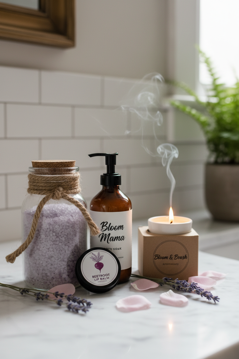 Bloom Mama Mini — Bathroom Counter Styled