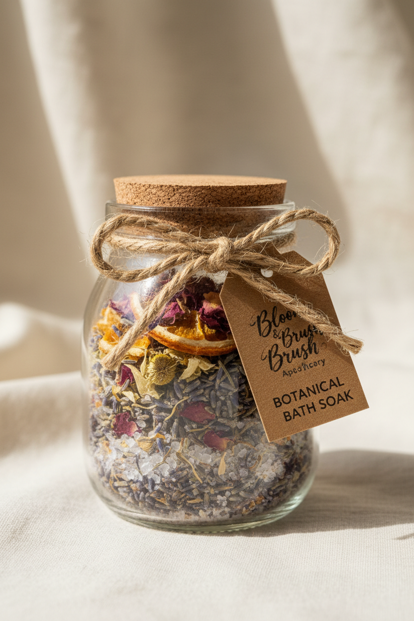 Bloom Mama Mini — Cork Jar Close-Up Detail