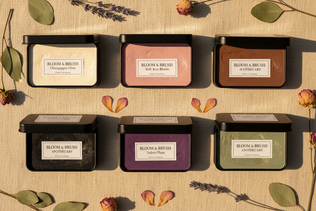 Bloom Petal Pressed Eyeshadow - All 6 Shades Hero Corrected