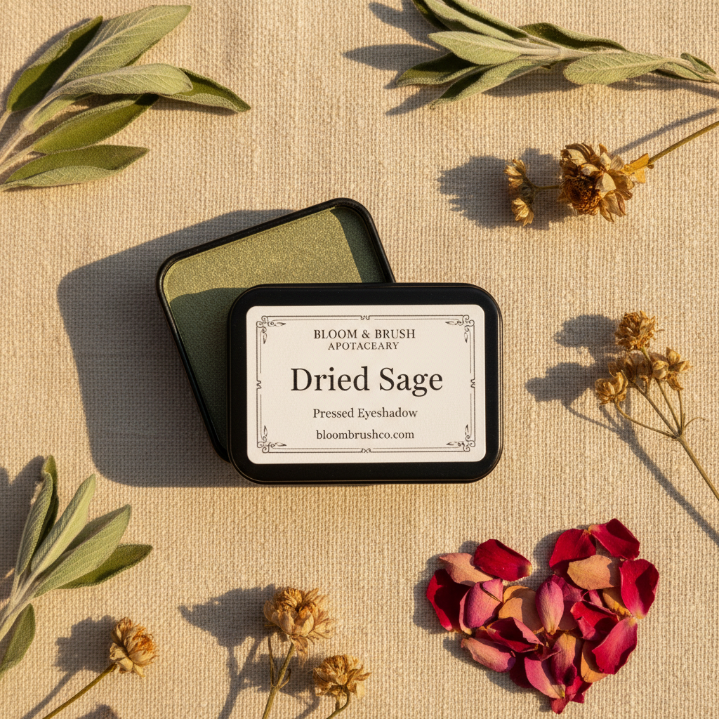 Bloom Petal Pressed Eyeshadow - Dried Sage