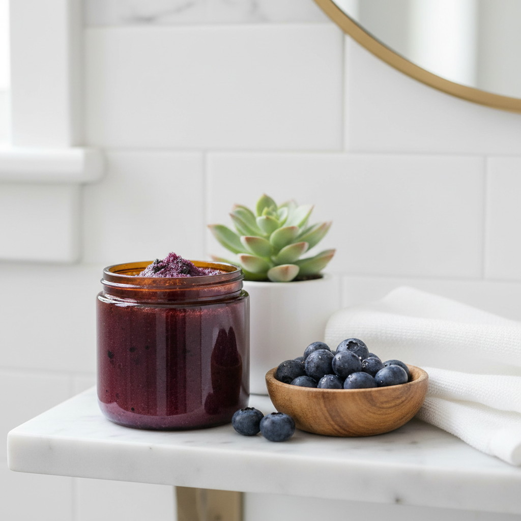 Blueberry Scrub — Shelf