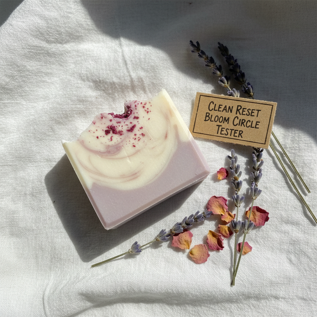 Clean Reset Tester Bar - Bloom Circle