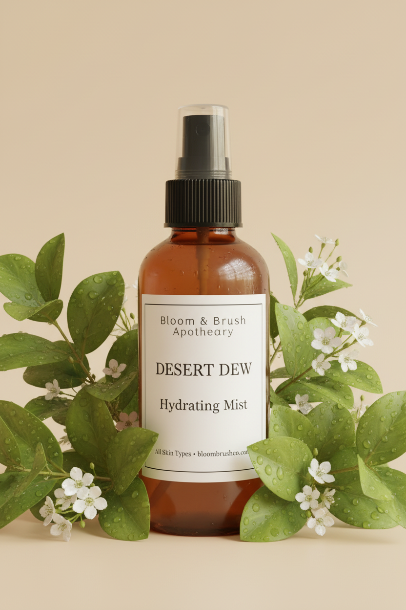 Desert Dew Hydrating Mist - Amber PET Spray Bottle