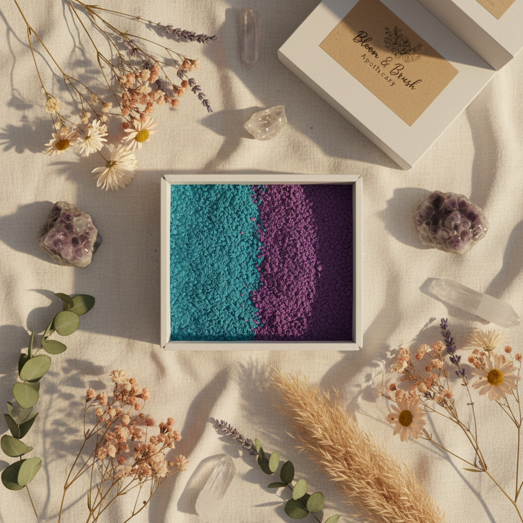 Galactic Glow - Boho Flat Lay