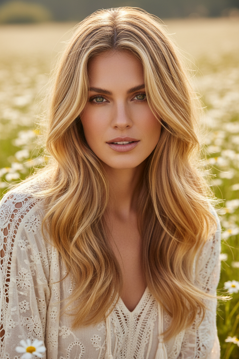 Golden Blonde Hair Result