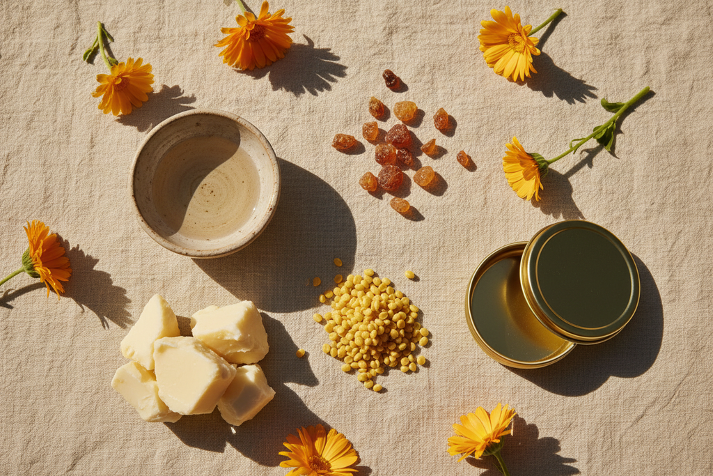 Heal & Seal — Ingredient Flat Lay