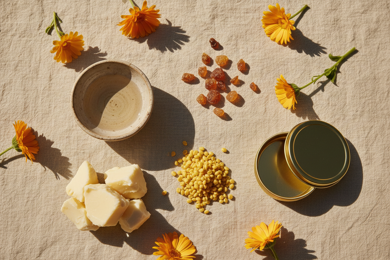 Heal & Seal — Ingredient Flat Lay