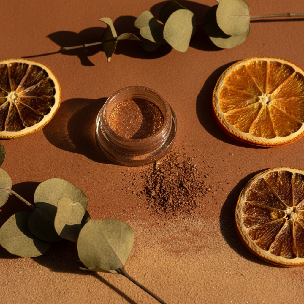 Golden Twilight eyeshadow desert boho terracotta golden hour lifestyle