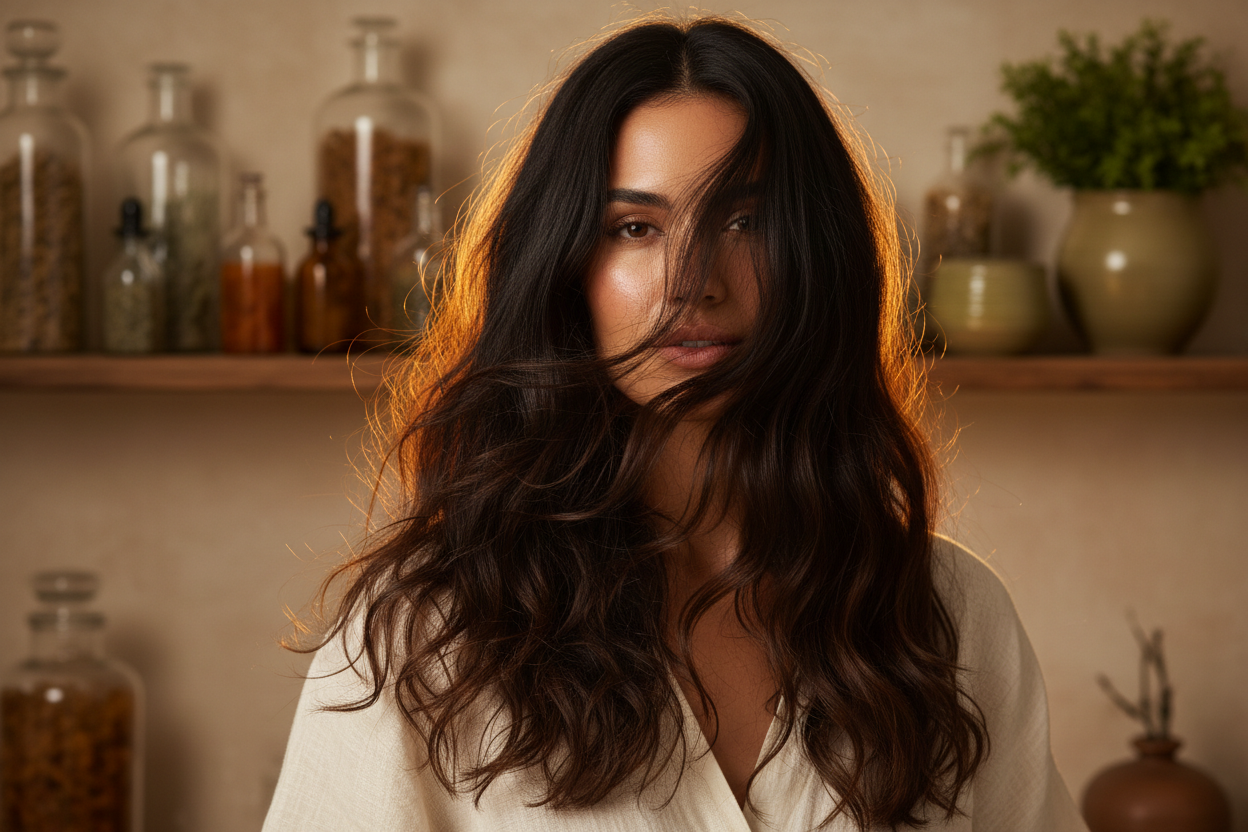 Jess's Garden Shampoo — Healthy Hair Close Up