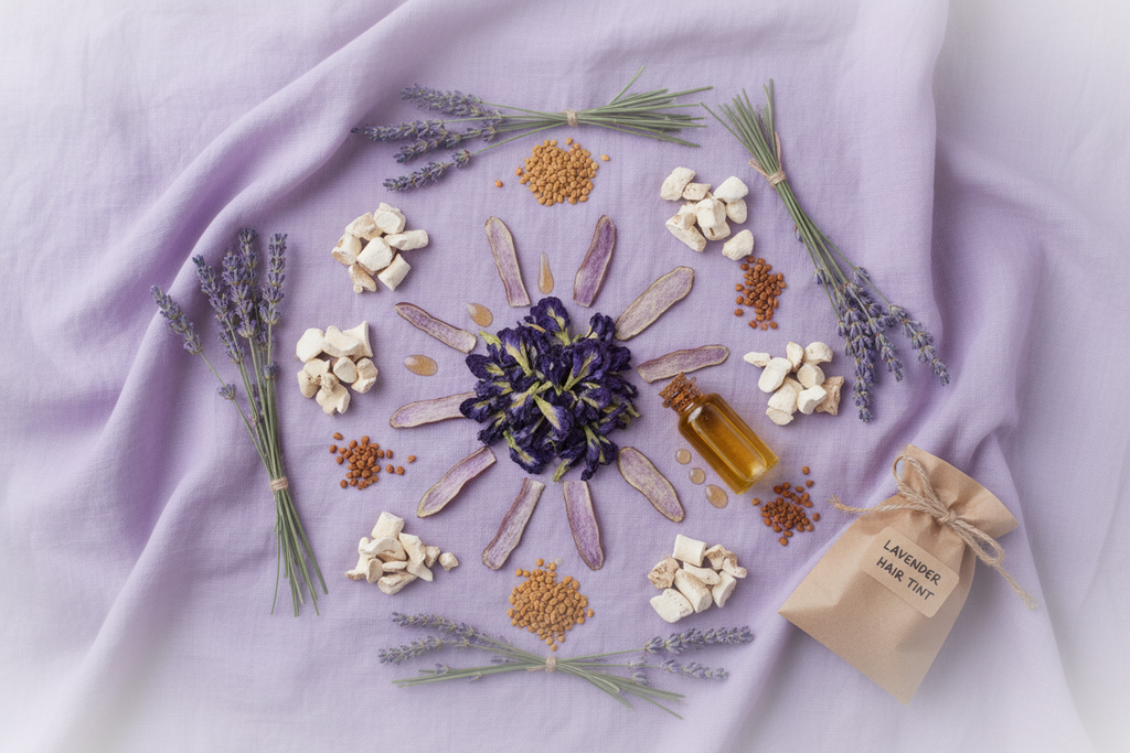 Lavender Mist Flat Lay