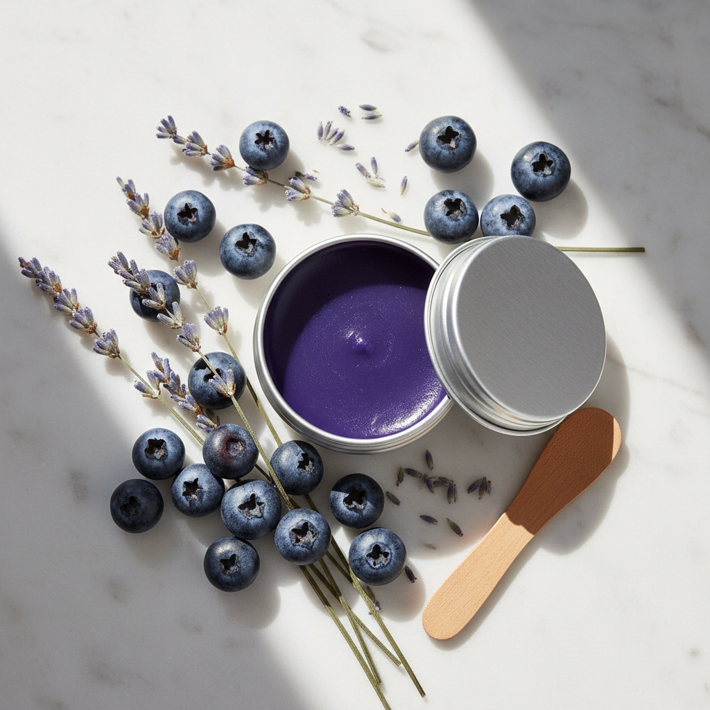 Lip Balm — Marble Flat Lay