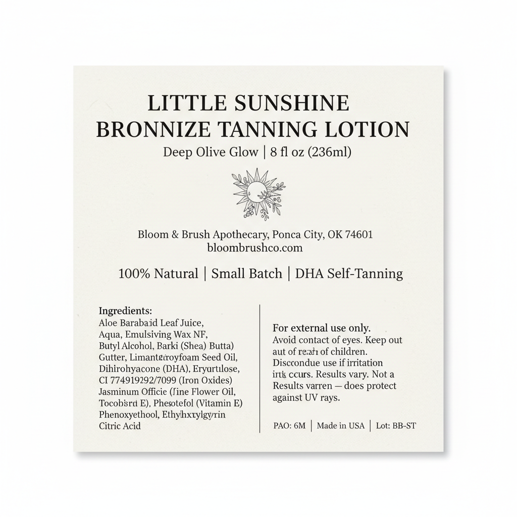 Little Sunshine Label Card