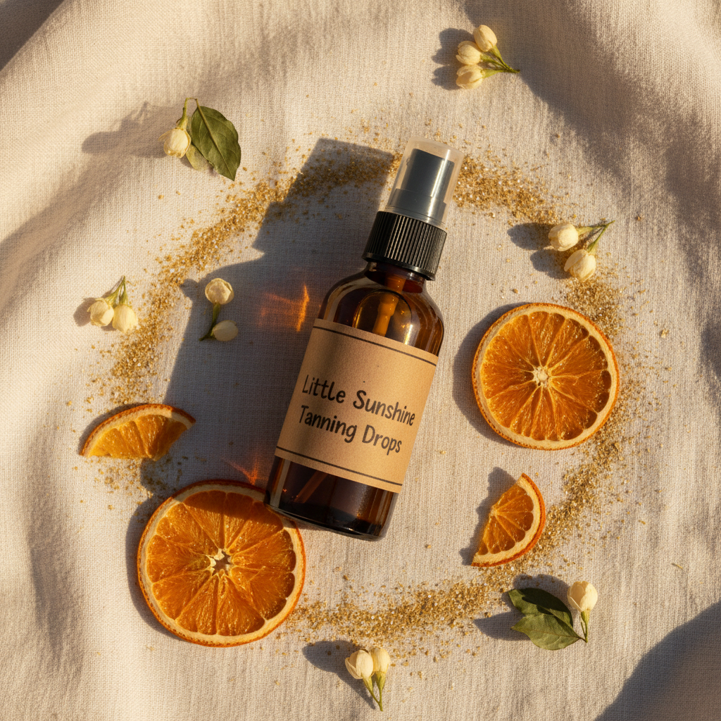 Little Sunshine Tanning Drops - Amber Fine Mist Bottle