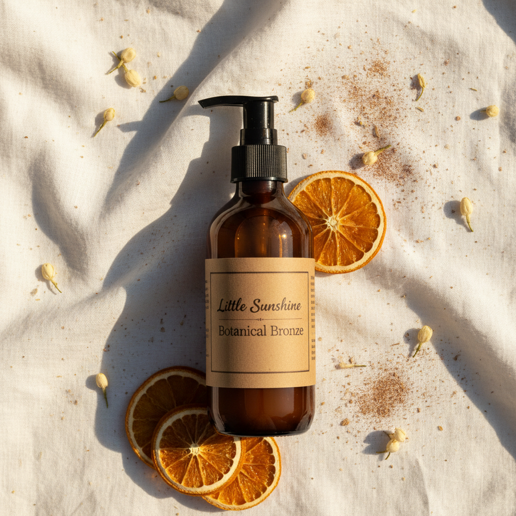 Little Sunshine Tanning Lotion - Dark Amber Pump Bottle