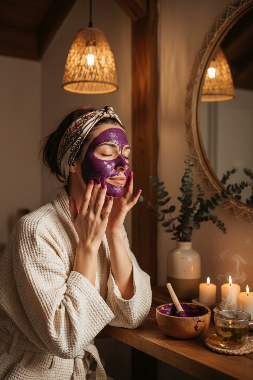 Mask — Woman Applying