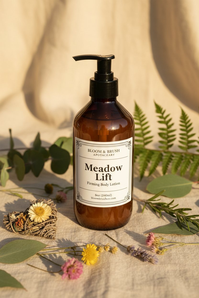 Meadow Lift Firming Body Lotion - 8oz Amber PET Pump