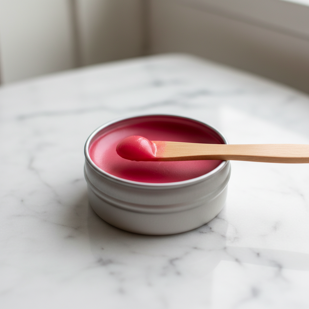 Raspberry Lip Balm — Texture