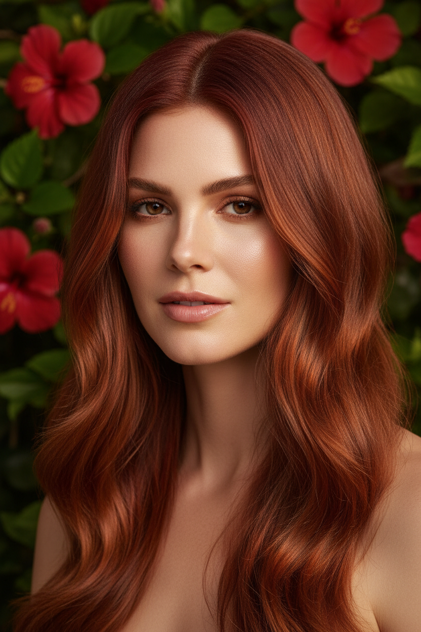 Red Auburn Hair Result