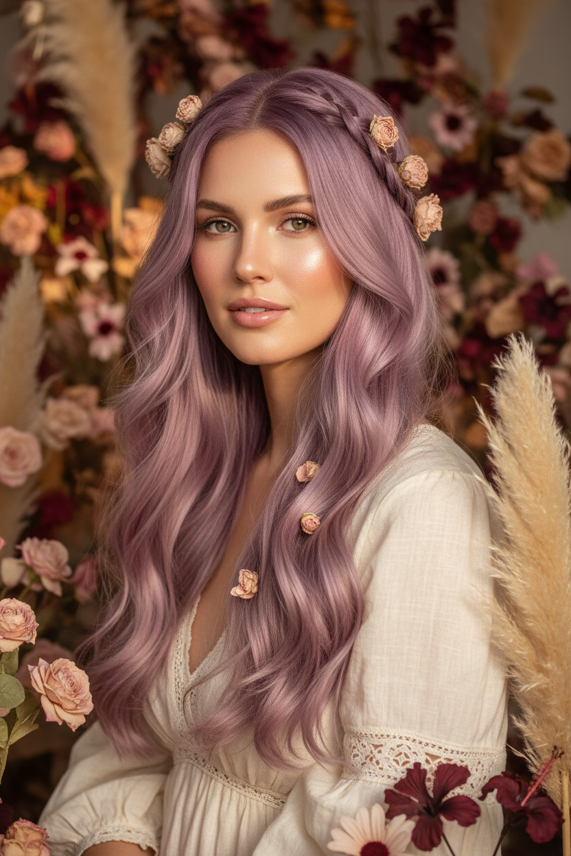 Rose Petal Hair