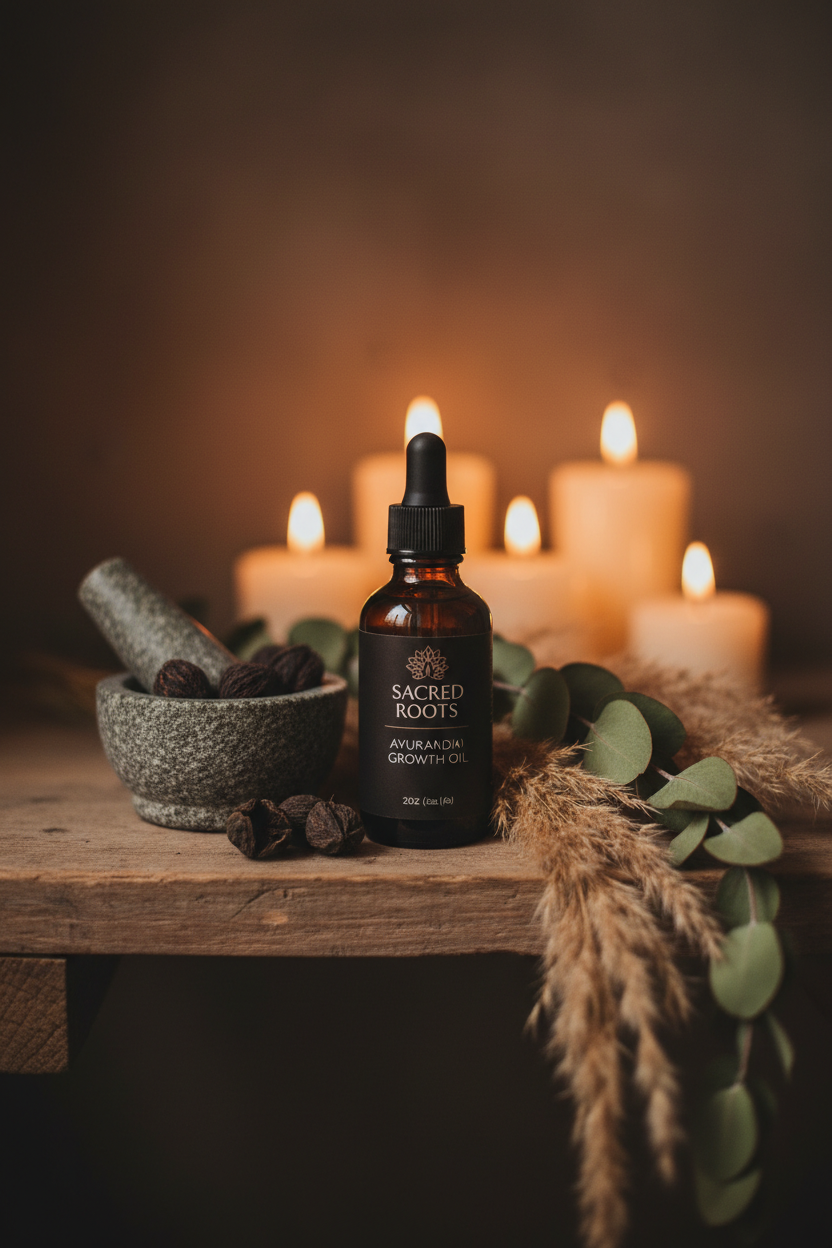 Sacred Roots — Candlelight Shelf