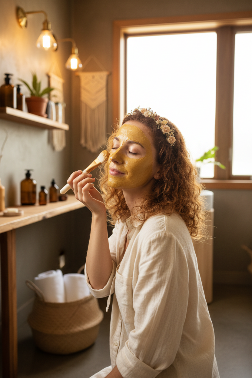 Sunshine Glow Mask — Application