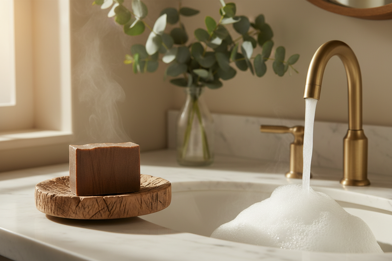 Timber + Citrus Bathroom