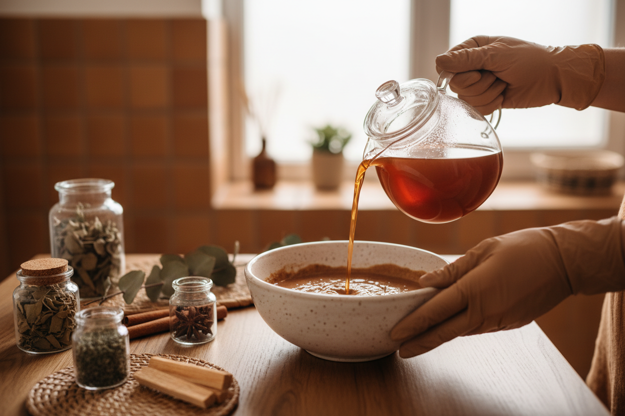 Warm Chestnut Mixing