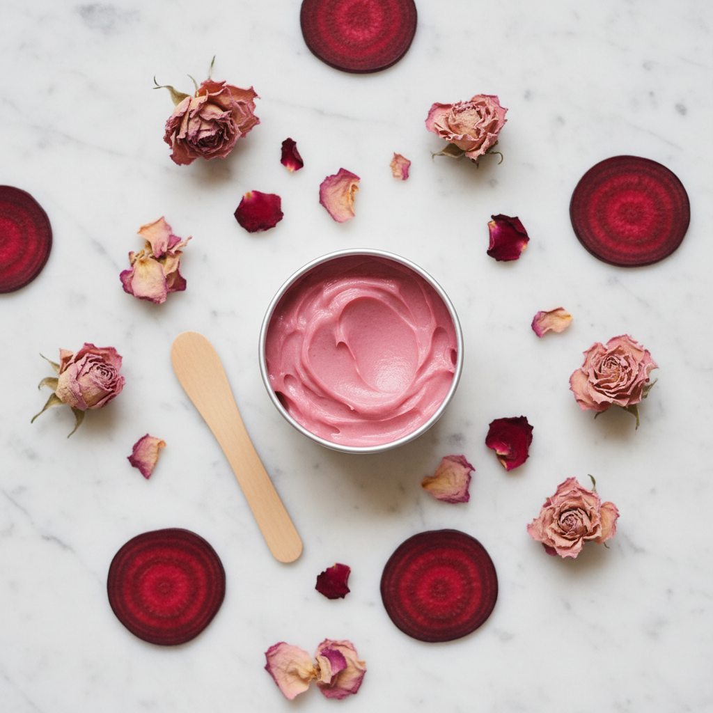 Whipped Lip Balm — Marble Flat Lay