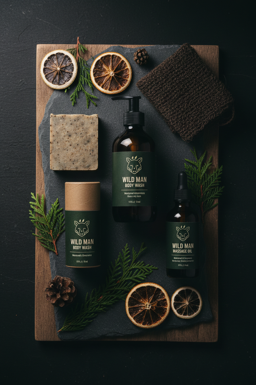 Wild Man — Flat Lay Hero